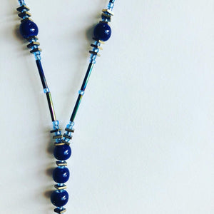 Lapis Body Jewelry Waist 34”