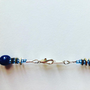 Lapis Body Jewelry Waist 34”