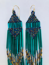Load image into Gallery viewer, Turquois Gold, and Iridescent Blue Rock Stars
