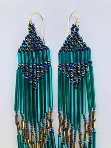 Turquois Gold, and Iridescent Blue Rock Stars