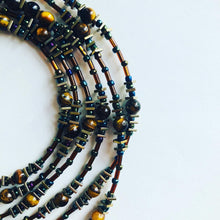Load image into Gallery viewer, Tigers Eye Body Jewelry Waist 35.5”

